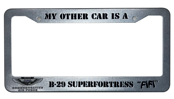 B-29 License Plate Cover  6"x12"