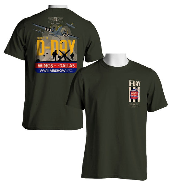 Wings Over Dallas D-Day T-Shirt (Small only)