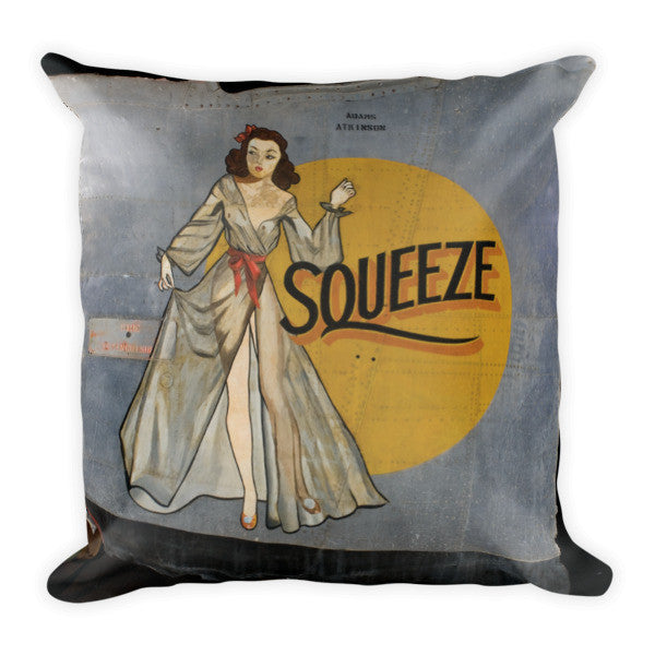 "Squeeze" CAF Nose Art Pillow - CAF Gift Shop