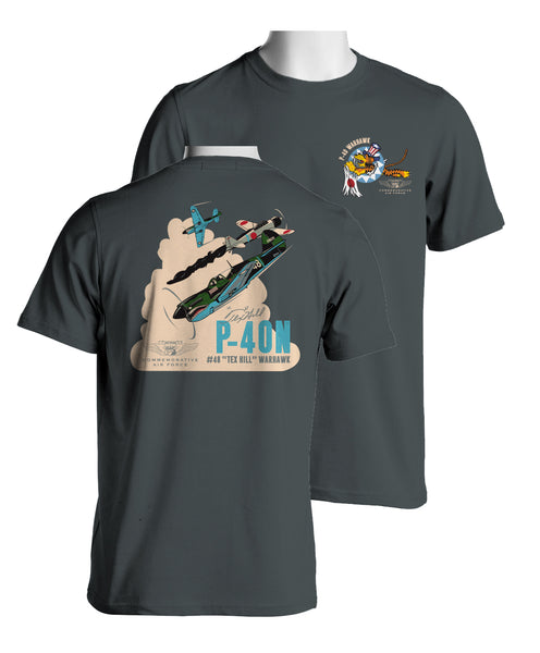 Tex Hill P-40 T-Shirt - (Small and Medium sizes only)