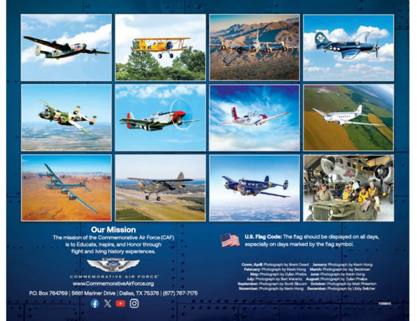 2026 Commemorative Air Force Calendar