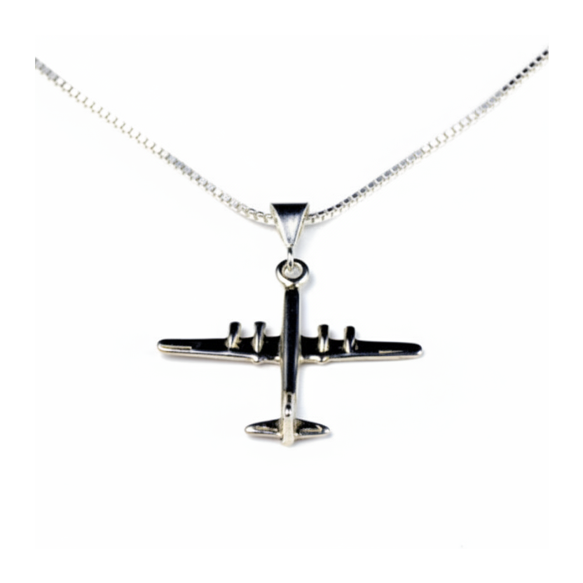 アクセサリー CTHY PLANE CHOKER by silver925 Sterling Silver B-29 Pendant Necklace - Commemorative Air Force Store
