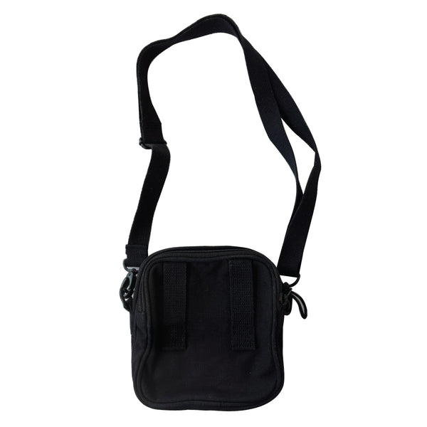 Black Canvas Excursion Bag back view