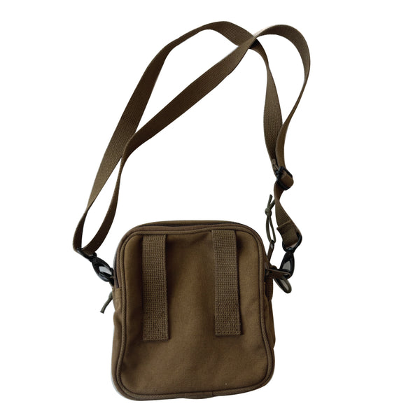 Brown Canvas Excursion Bag back view