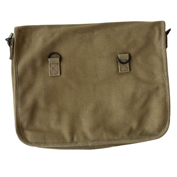 Canvas Paratrooper Messenger Bag Back View