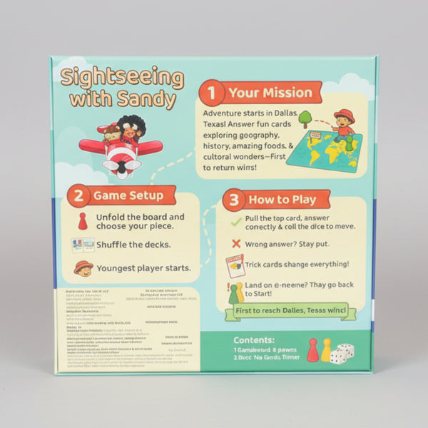 Sightseeing with Sandy Board Game