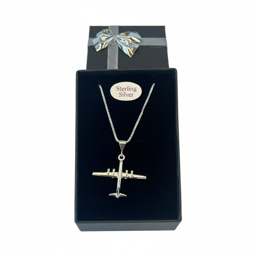 Sterling Silver B-29 Pendant Necklace - Commemorative Air Force Store
