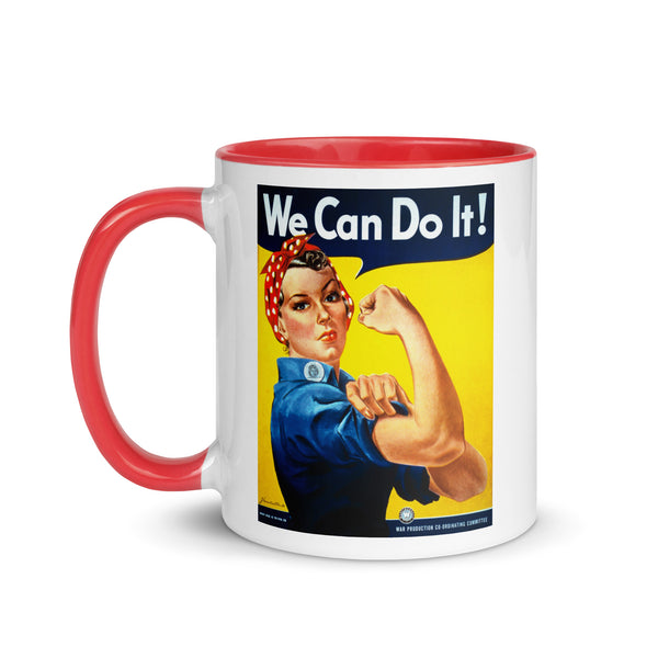 Rosie the Riveter Mug in Red