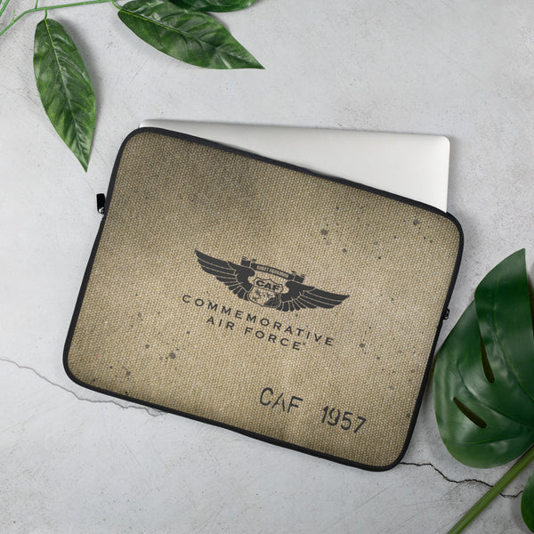 15" Laptop Sleeve-Vintage Military Bag Style
