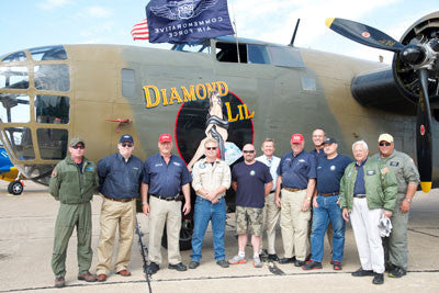 Commemorative Air Force Flag shown on Diamond Lil
