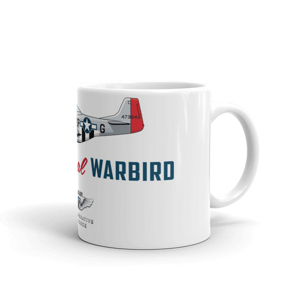 The Original Warbird Mug handle to right