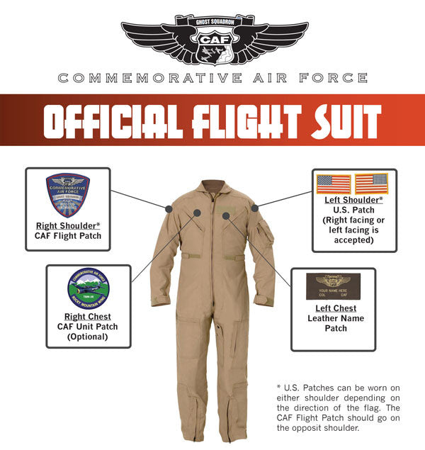 CAF Tan Nomex Flight Suit - Ordering Information CAF Tan Nomex Flight Suit - Ordering Information